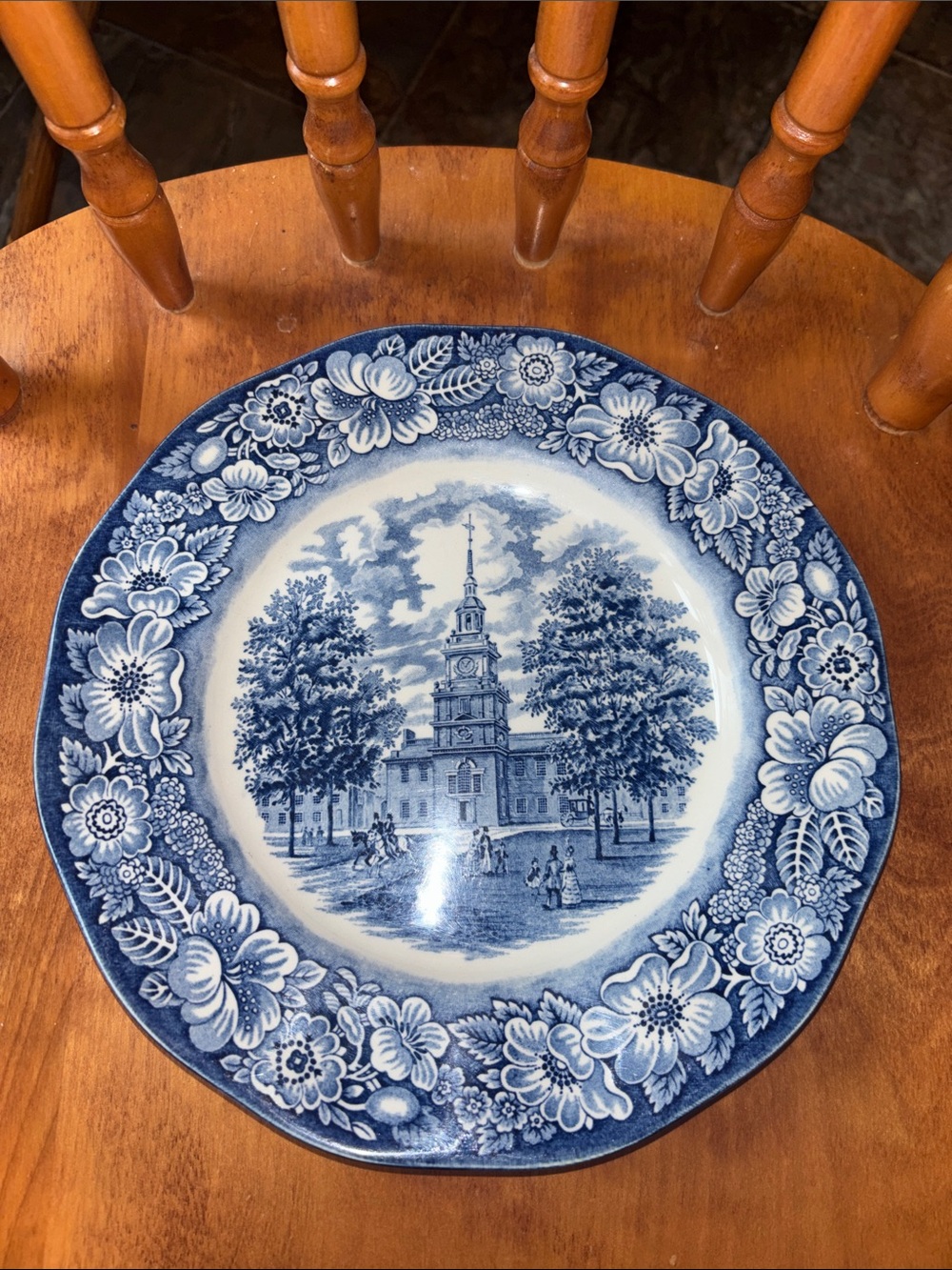 Independence hall staffordshire dinner plate (2)